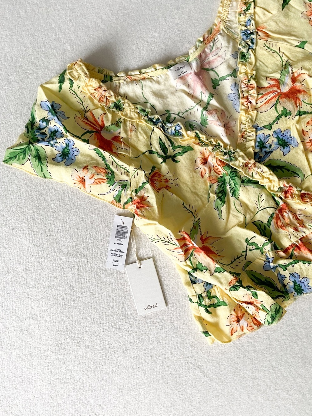 Wilfred NWT Aurelia Top (Yellow)